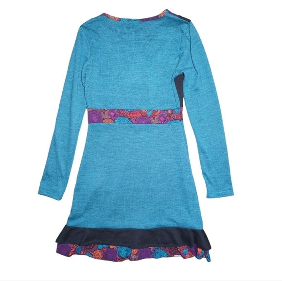 NWT Coline Funky Ruffle Hem Dress Size S - Picture 4 of 6